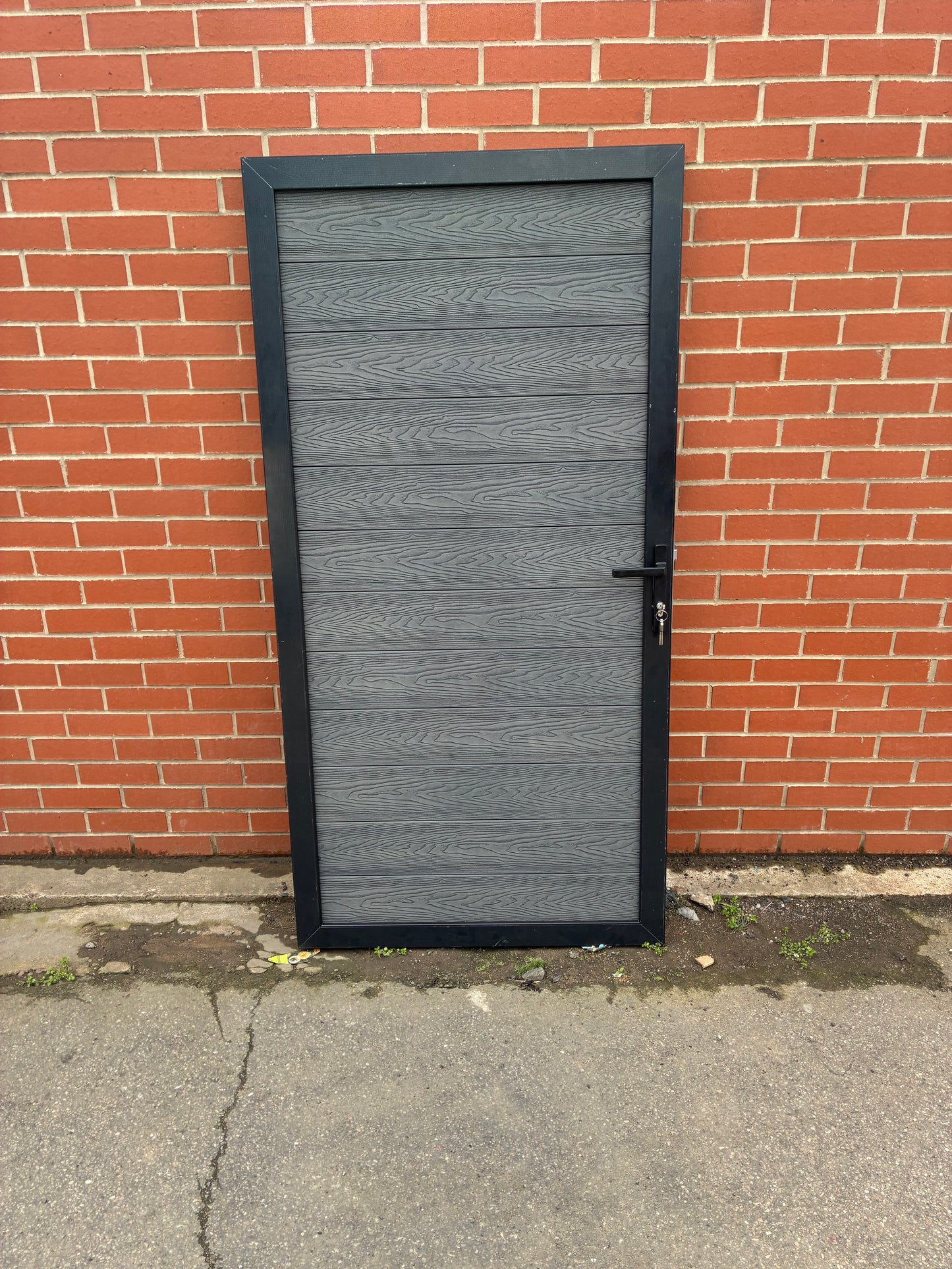 Aluminium Pedestrian Gate with Composite inserts