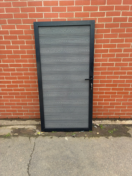 Aluminium Pedestrian Gate with Composite inserts