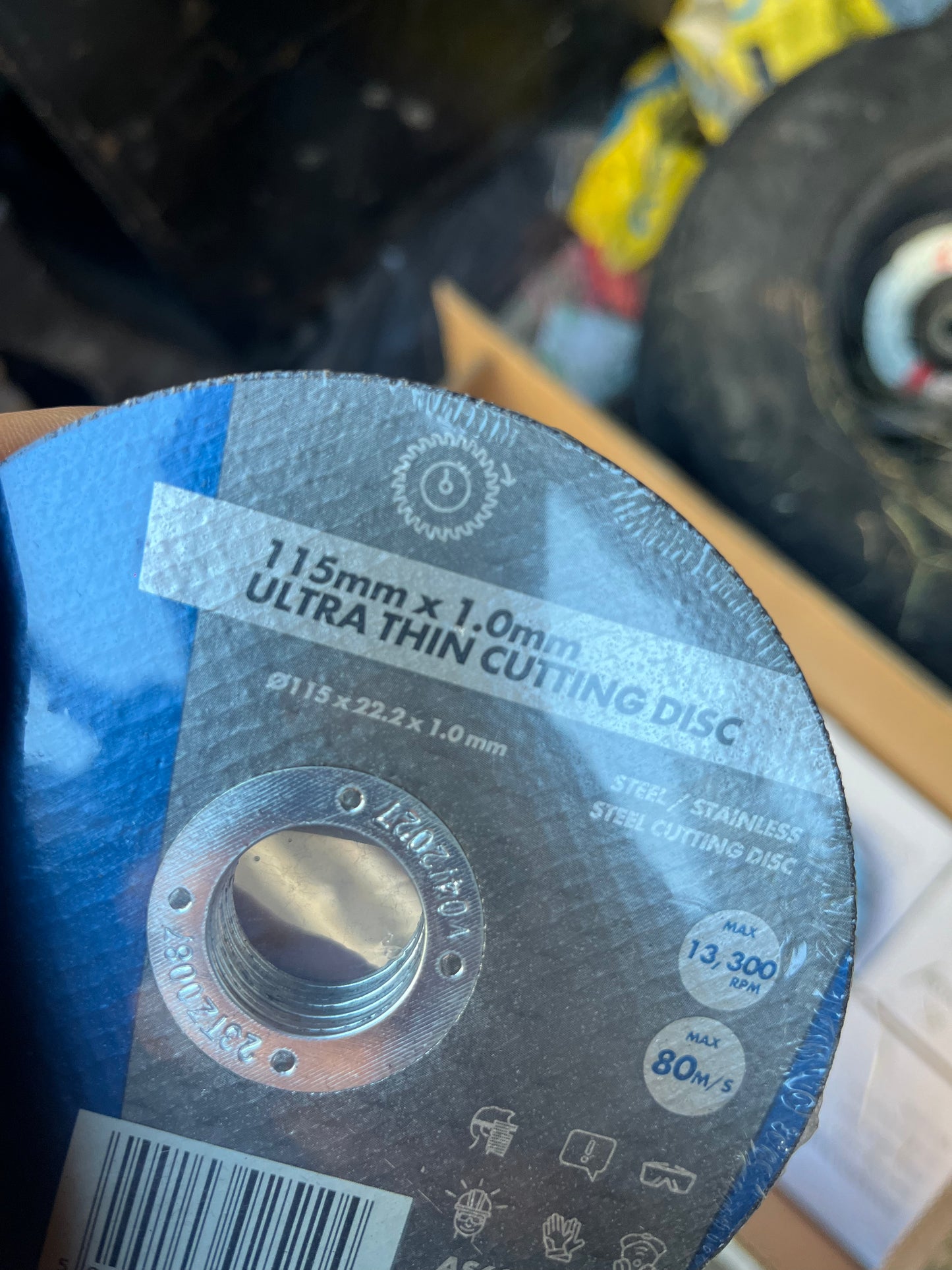 Metal Cutting Discs 115mm Thin Steel/Stainless Slitting Discs (4.5")