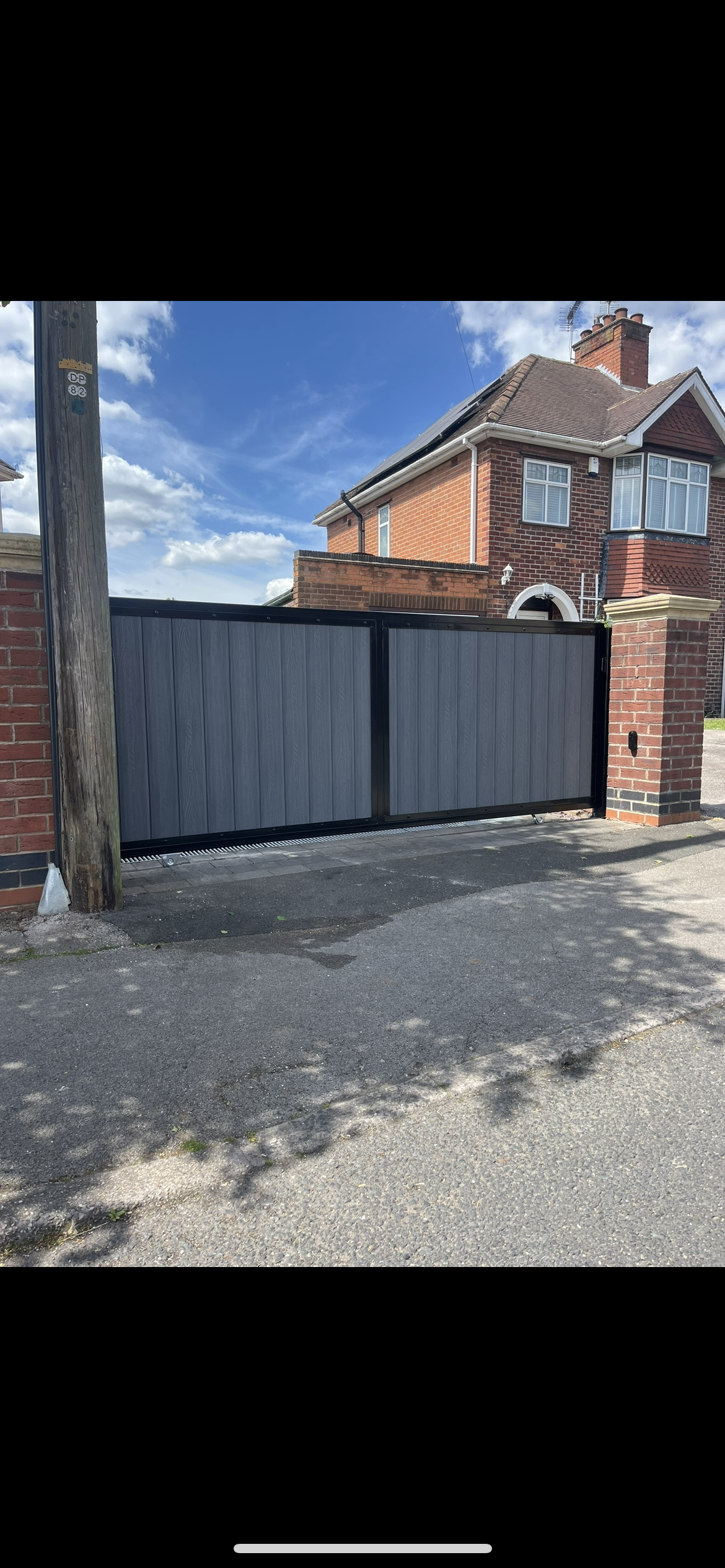 Composite Double Leaf Gates