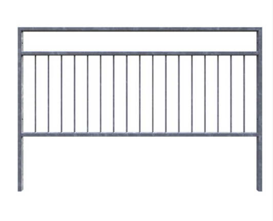 Pedestrian Barrier - 12mm Bars with Gap